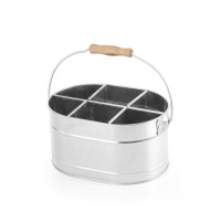 Recipient în formă de găleată pentru tacâmuri și șervețele | HENDI 425978