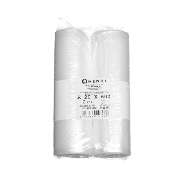 Pungi de ambalaj Moleskin - set de 2 role | Hendi 297469