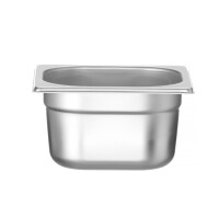Pojemnik GN 1/6 gł. 10 cm ze stali nierdzewnej PROFI LINE | HENDI 801727