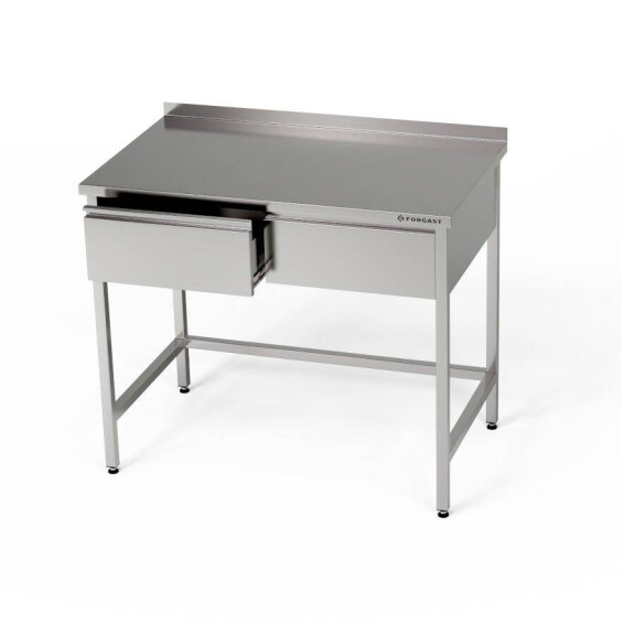 Masă de lucru din oțel inoxidabil cu sertare 120x70x85 cm | FORGAST