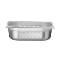 GN 1/2" container. 10 cm oțel inoxidabil KITCHEN LINE perforat | HENDI 807330