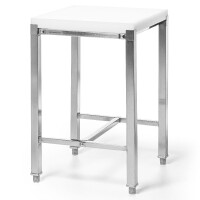 Butcher block din polietilenă 50x50 pe bază | FORGAST FG12243