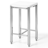 Butcher block în polietilenă 40x40 pe bază | FORGAST FG12242