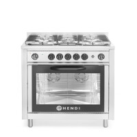 HENDI 225707 Cuptor pe gaz cu 5 arzătoare și cuptor