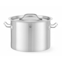 Oală medie din oțel inoxidabil - capacitate. 9 l BUGET | HENDI 832820