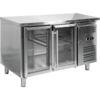 Masă vitrată frigorifică cu 2 uși YATO YG-05252