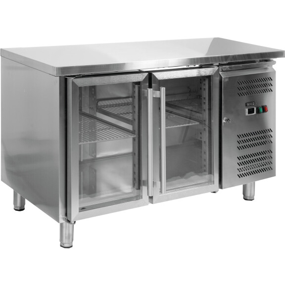 Masă vitrată frigorifică cu 2 uși YATO YG-05252