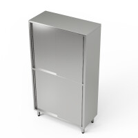 Dulap de trecere din oțel inoxidabil divizat 80x70x180 cm | FORGAST