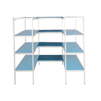 Raft de conectare 4 rafturi adânci. 50 cm 1PD-54+4P-115+4P-125+16UM | ALUSHELF 50496