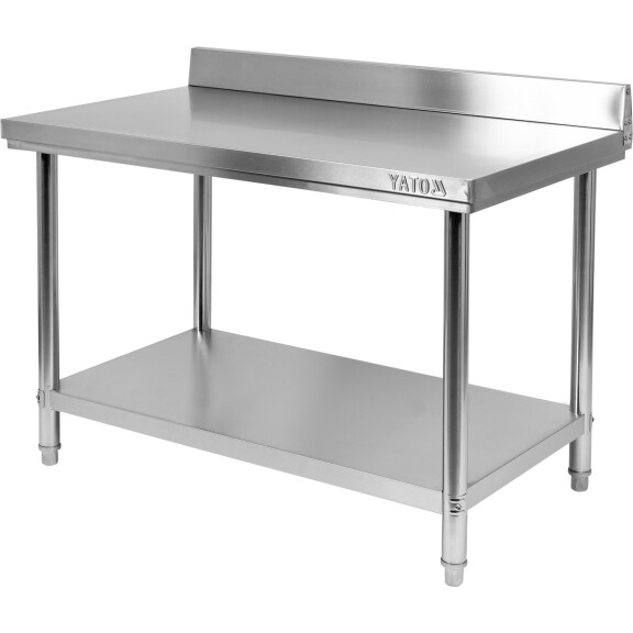Banc de lucru inoxidabil cu raft 80x70x85 cm | YATO YG-09030