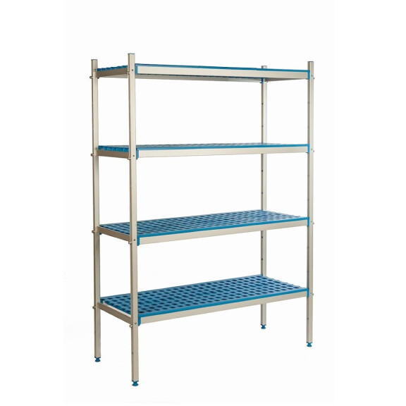 Bibliotecă independentă cu 5 rafturi adânci. 60 cm 5PD-65+10P-136+10P-146 | ALUSHELF 60259