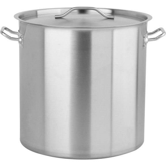 Oală înaltă din oțel inoxidabil - capacitate. 71l cu capac | YATO YG-00019