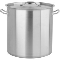 Oală înaltă din oțel inoxidabil - capacitate. 98l cu capac | YATO YG-00020