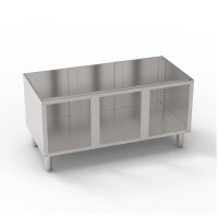 Bază deschisă T74 120x57,5x57 cm | TECNOINOX 799003