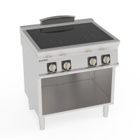 Aragaz cu inducție cu 4 zone și bază | TECNOINOX 716169