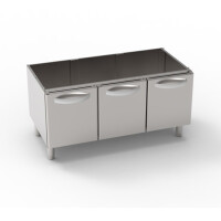 Bază cu dulap cu 3 uși | TECNOINOX 716079