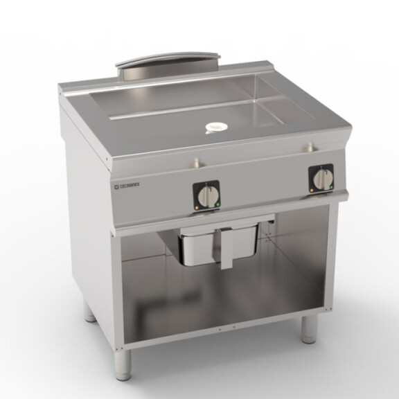 Tigaie electrică pentru catering - capacitate. 28 l cu bază | TECNOINOX 716072