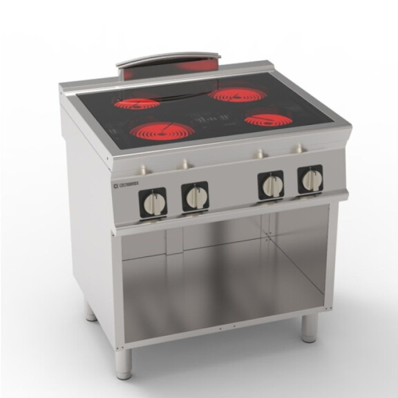 Aragaz ceramic cu 4 arzătoare | TECNOINOX 716018