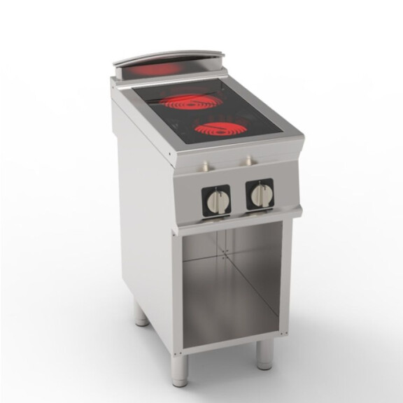 Aragaz ceramic cu 2 arzătoare | TECNOINOX 716017