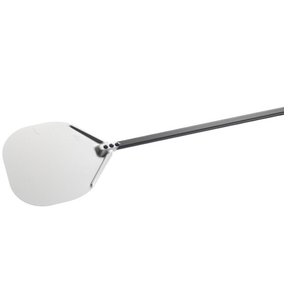 Lungime coajă dreptunghiulară pentru pizza. 120 cm aluminiu anodizat GI.METAL AF-41R/120