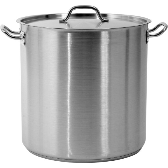 Oală înaltă din oțel inoxidabil - capacitate. 50.3l cu capac | YATO YG-00008