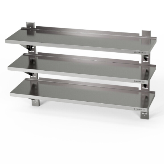 Raft de perete triplu reglabil 160x40x100 cm | FORGAST