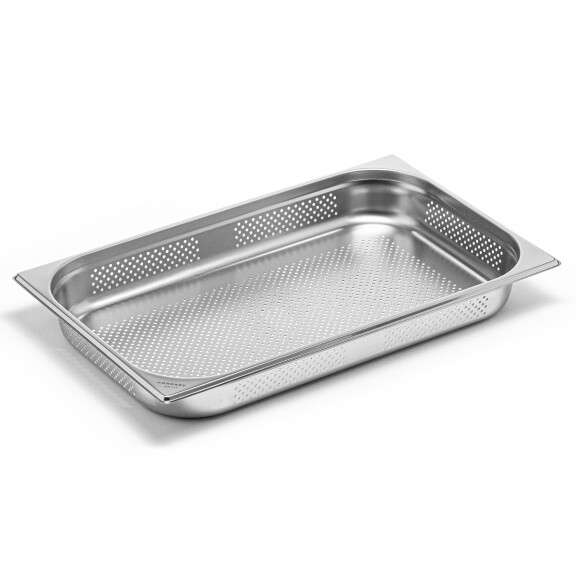 GN container 1/1 adâncime. 6,5 cm oțel inoxidabil perforat | FORGAST FG04706