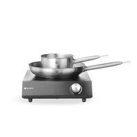 Aragaz cu inducție 3500 W + cratiță + tigaie | HENDI 239899