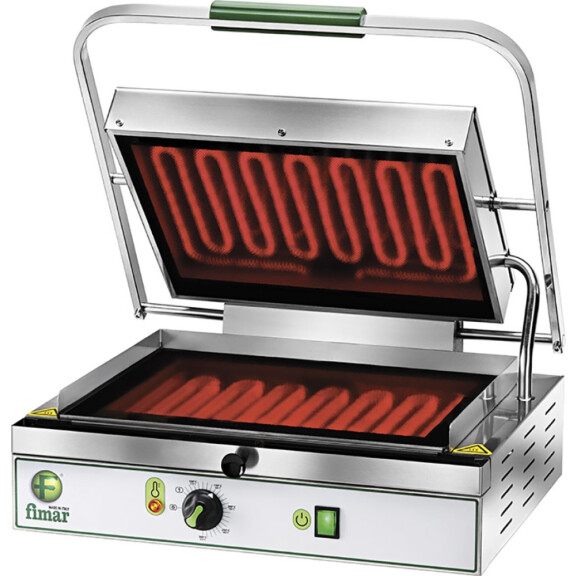 Grătar de contact Panini cu plăci ceramice netede | FIMAR PV40LL