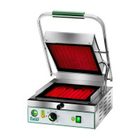 Grătar cu un singur contact cu plăci ceramice netede | FIMAR PV27LL