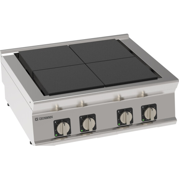 Aragaz electric, 4 plite reglabile | TECNOINOX 716100