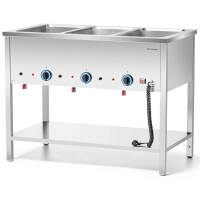 Baie-marie electrică cu 3 camere 3xGN1/1 FORGAST FG09463