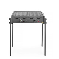Grătar pe gaz Roast-Master Pro Black 11.6 kW, 790x560x(H)900mm | HENDI 148822