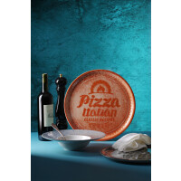 Farfurie pentru pizza Recipe Collection Brick Red - diametrur. 33 cm | HENDI 778944