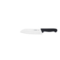 Cuțit de bucătar Santoku - 18cm , negru | GIESSER MESSER 8269 wwlk 18