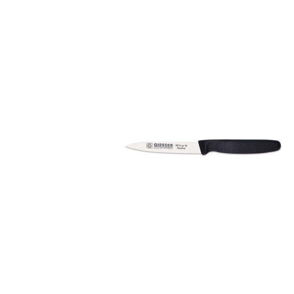 Cuțit de decojit - 10 cm, negru | GIESSER MESSER 8315 sp 10