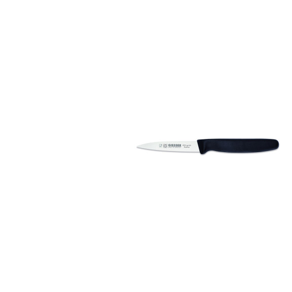 Cuțit de decojit - 8 cm, negru | GIESSER MESSER 8315 sp 8,0