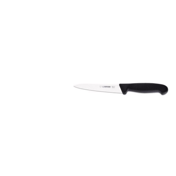 Cuțit de bucătărie - 13 cm, negru | GIESSER MESSER 8335 13