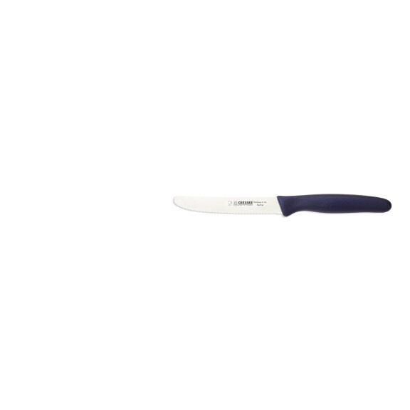 Cuțit universal cu margine ondulată - 11 cm, albastru marin | GIESSER MESSER 8365 wsp 11 mb