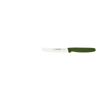 Cuțit universal cu margine ondulată - 11 cm, verde măslin | GIESSER MESSER 8365 wsp 11 ol