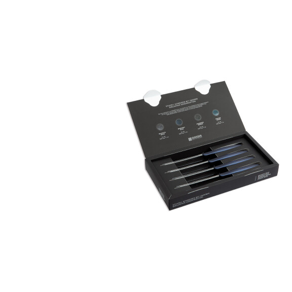 Set cuțite - 11 cm, 4 piese | GIESSER MESSER 8365 wsp 11-4 mb