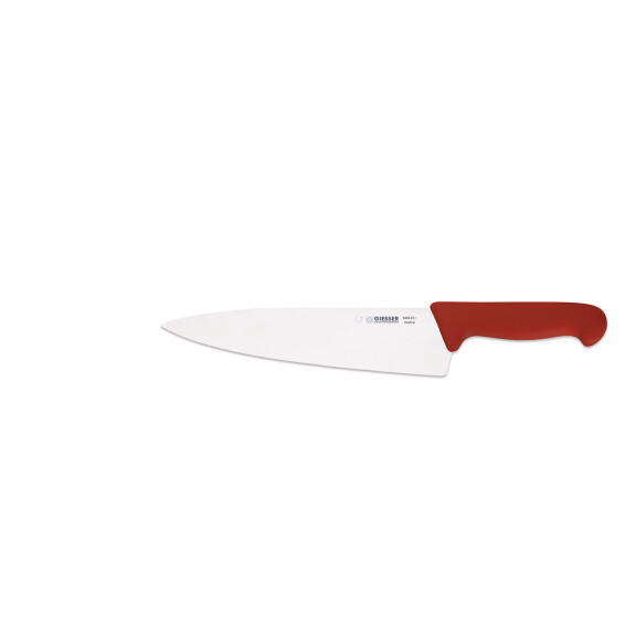 Cuțit de bucătar - 23 cm, roșu | GIESSER MESSER 8455 23 r