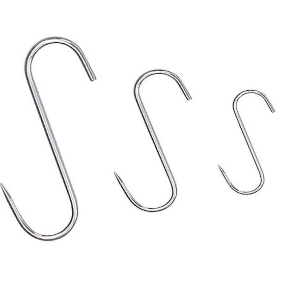 Cârlige de măcelar , oțel inoxidabil 180mm | CONTACTO 485/180