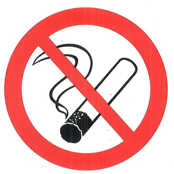 Anunț de interzicere a fumatului | Contacto 7658/080