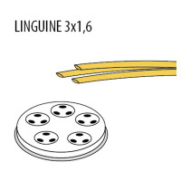 Linguine 3x1.6 mm matrice paste | FIMAR ACTRMPF50