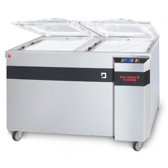 Mașină mobilă de ambalare în vid cu 2 camere S 225 DK SX V/B40 | VAC-STAR V-4321-JZ-AGBCAB