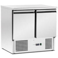 Masă frigorifică cu 2 uși 257 l, fără margine, cu unitate inferioară FORGAST FG07007