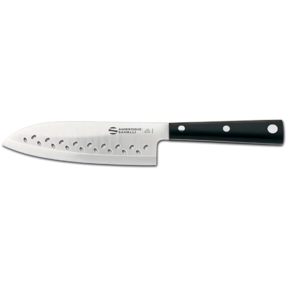 Cuțit Hasaki Santoku, lungime. 29 cm | AMBROGIO SANELLI H350.016