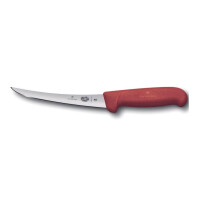 Cuțit de dezosat FIBROX roșu - lungime. lame 15 cm | VICTORINOX 5.6601.15