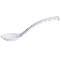 Lingură de salată din plastic albă lungă. 23,5 cm | CONTACTO 4902/235